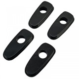 Set de 4 placi de adaptare Indy Spacer pentru motocicleta, negre, potrivite pentru Ducati Monster Front Performance AutoTuning