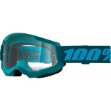 Ochelari cross/enduro/atv 100% Strata 2 Stone albastru/turcoaz, 100%