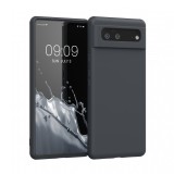 Husa pentru Google Pixel 6, Silicon, Gri, 55865.47, kwmobile, Carcasa