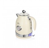 Cumpara ieftin Fierbator Retro Zilan ZLN1184, 2200W, 1.7L, baza detasabila 360&deg;, indicator luminos, protectie fierbere uscata, ON/OFF automat sau manual