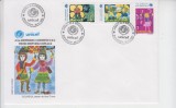 C12 - FDC Romania - A X a aniversare ONU drepturile copilului - LP1497 - 1999, Romania de la 1950, Organizatii internationale