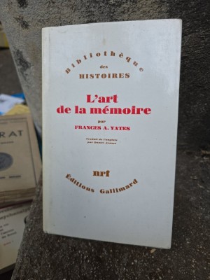 L&amp;#039;art de la m&amp;eacute;moire - Frances A. Yates foto