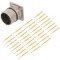 Conector M23 Soclu 17-PIN Crimpat Drept Aurit IP67