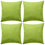 Gossi perne de exterior, 4 buc., verde mar, 45 x 45 cm