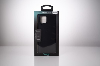 Husa Samsung Galaxy A42 Spacer, negru, grosime 1.5mm, material flexibil TPU &amp;quot;SPPC-SM-GX-A42-TPU&amp;quot; foto