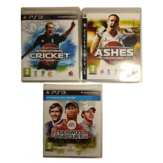 Joc PS3 Ashes Cricket 2009 + 2010 + Tiger Woods PGA Tour 14