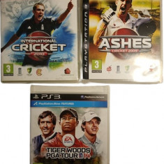 Joc PS3 Ashes Cricket 2009 + 2010 + Tiger Woods PGA Tour 14