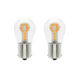 Set 2 LED P21 5W 18 SMD technology pentru semnalizare portocaliu, China