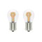 Set 2 LED P21 5W 18 SMD technology pentru semnalizare portocaliu