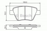 Set placute frana,frana disc VW BEETLE Cabriolet (5C7) (2011 - 2016) BOSCH 0 986 494 416