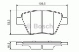 Set placute frana,frana disc VW JETTA IV (162, 163) (2010 - 2016) BOSCH 0 986 494 416