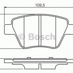 Set placute frana,frana disc VW SCIROCCO (137, 138) (2008 - 2016) BOSCH 0 986 494 416