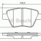 Set placute frana,frana disc VW TOURAN (1T3) (2010 - 2015) BOSCH 0 986 494 416