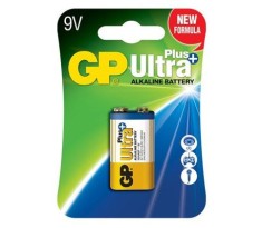 Baterie GP Batteries, Ultra+ Alcalina (6LF22) 9V alcalina, blister 1 buc. &amp;quot;GP1604AUP-5UE1&amp;quot; &amp;quot;GPPVA9VUP009&amp;quot; (timbru verde 0.08 lei) foto