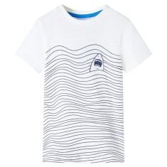 Tricou pentru copii, ecru, 116 foto