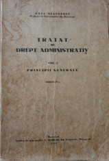 P. Negulescu, Tratat de drept administrativ vol. I 1934 foto