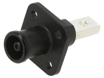 Conector alimentare DC soclu tată PIN 1 pentru montare pe panou foto