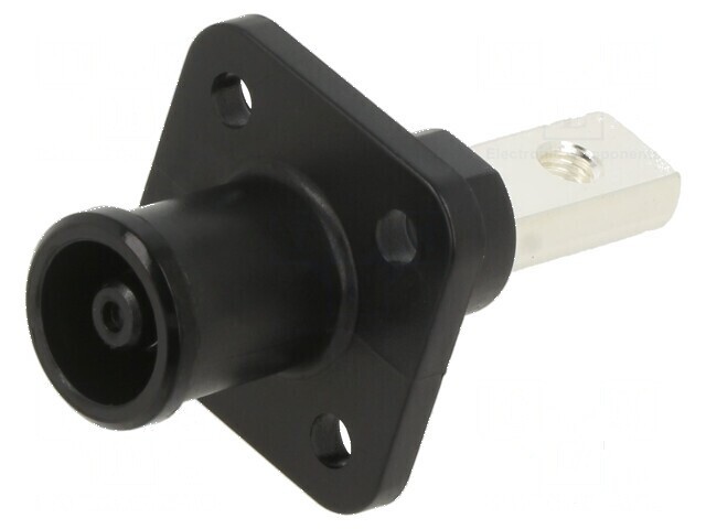 Conector alimentare DC soclu tată PIN 1 pentru montare pe panou