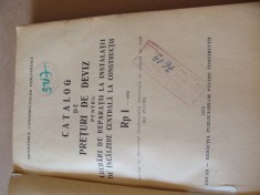 catalog de preturi de deviz pentru lucrari de reparatii la instalatii de