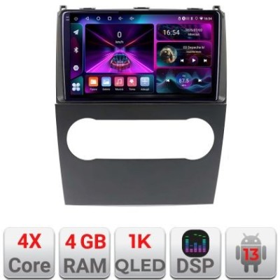 Navigatie Mercedes clasa A W169 2004-2012 dedicata Android radio gps internet 4+64 Incell display Qled Rockchip Kit-+EDT-E209-RK CarStore Technology foto