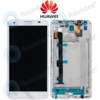 Huawei Ascend G750 (Honor 3X) Unitate de afișare completă albă foto