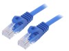 Cablu Patch Cord Gembird U/UTP Cat6 5m Albastru, 26AWG, PVC, Litat, RJ45