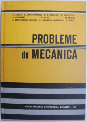 Probleme de mecanica &amp;ndash; M. Sarian foto