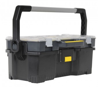 Stanley STST1-70317 Cutie de depozitare 19&amp;quot;- 55,6 x 32 x 24,9 cm - organizator foto