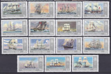 DB1 Ascension 1986 Corabii Marina Regala Britanica 15 v. MNH