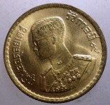 B.505 THAILANDA TAILANDA RAMA IX 25 SATANG 2500/1957 AUNC, Asia, Bronz-Aluminiu