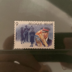 belgia - serie timbre pictura religie craciun nestampilata MNH