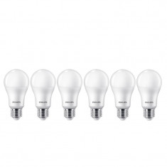 Set Becuri LED Philips, 13 W, A67, 2700 K, 240 V, 1521 lumeni, A+, E27, 3 bucati foto