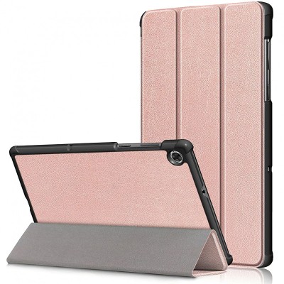 Husa Tableta TPU Tech-Protect SmartCase pentru Lenovo Tab M10 HD Gen 2, Roz Aurie foto