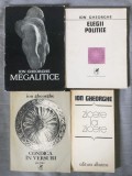 Ion Gheorghe - Megalitice + Elegii politice + Condica &icirc;n versuri + Zicere la...
