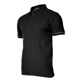 TRICOU BUMBAC POLO / NEGRU - M