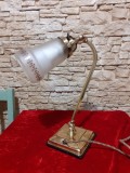 Vand lampa Art deco din alama lustruita,deosebita