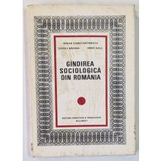 GANDIREA SOCIOLOGICA DIN ROMANIA de MIRON CONSTANTINESCU, OVIDIU BADINA, ERNO GALL , 1974