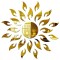 Set Oglinzi Design 3D GOLD SUN MyStyle&reg; - Oglinzi Decorative Acrilice Luxury Home 27 buc/set
