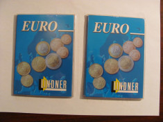 CY - Lot 2 coperte / coperti &amp;quot;LINDNER&amp;quot; pentru set monede EURO foto