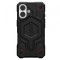 Husa MagSafe pentru Apple iPhone 17, Urban Armor Gear, Monarch Pro Kevlar, Neagra