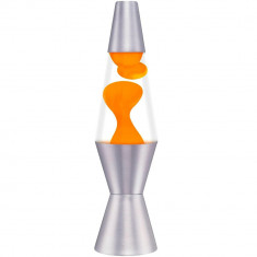 Lampa de veghe decorativa Lava Lamp, 25W Portocaliu foto