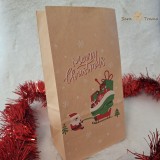 Cumpara ieftin Set 2 pungi de hartie de Craciun - ideale pentru Secret Santa