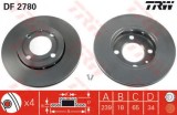 Disc frana VW LUPO (6X1, 6E1) (1998 - 2005) TRW DF2780