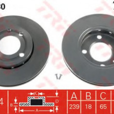 Disc frana VW POLO (6N1) (1994 - 1999) TRW DF2780