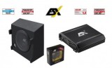 Pachet Bass Auto ESX Signum VW T5/T6/T6.1: Subwoofer 20cm, Amplificator 2 Canale, Kit Cabluri Inclus
