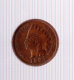 AMS# - ONE CENT INDIAN HEAD 1901, America Centrala si de Sud