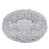 Cumpara ieftin Culcus moale pentru caine/pisica, Springos, gri, 110 cm