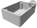 Carcasă Ecranare 56x81x40mm ABS Oțel Inoxidabil