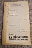 De la cuvant la netafora in variantele liricii eminesciene Gh. Bulgar autograf