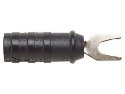 Mufă furcă 15A neagră 47,24mm 1kV foto
